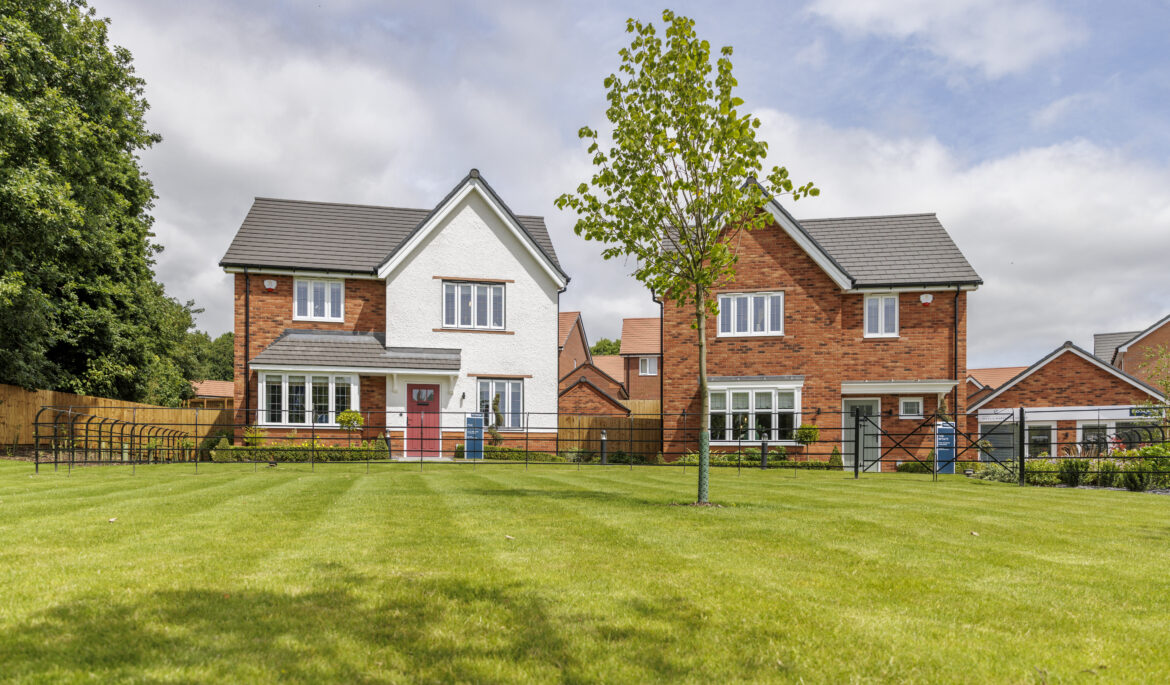 Example Bloor homes at Halsnead Garden Village