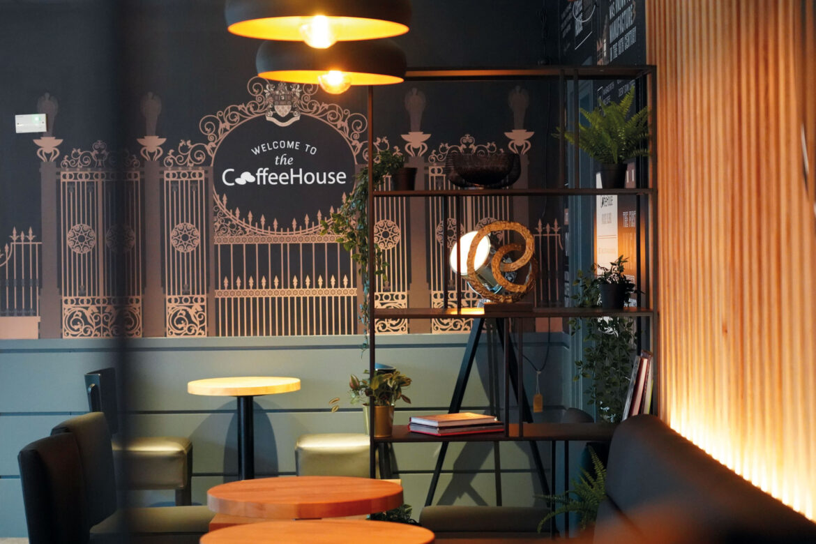 Inside of coffee shop