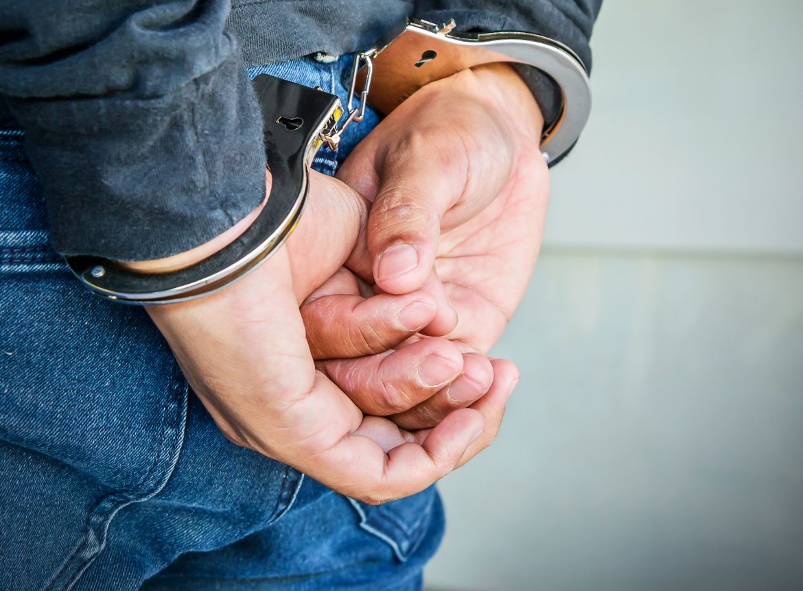 Man in handcuffs