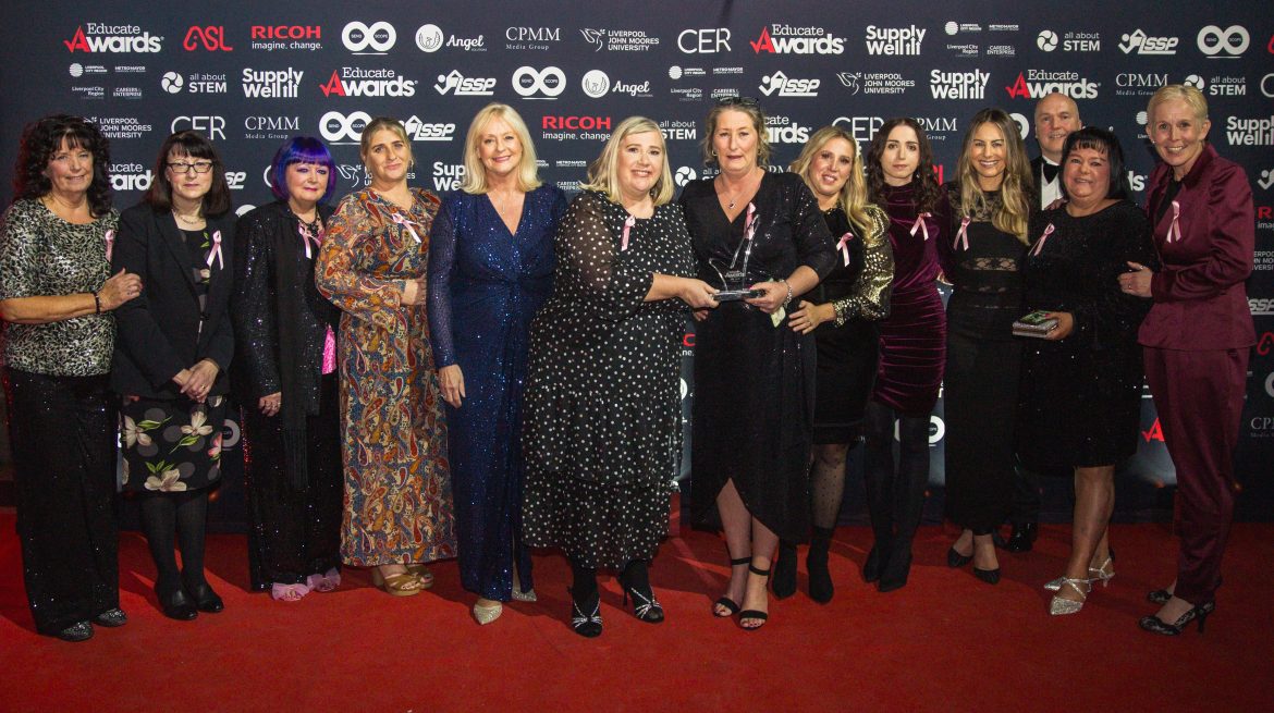 St Margaret Mary pick up an Educate Award in 2023