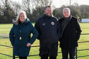 From left: Cllr Powell, Chris Hunt, Cllr Brennan