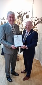 John Davey and Mayor of Knowsley Cllr Eddie Connor.