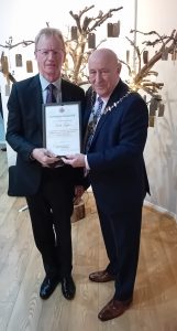 Keith Taylor and Mayor of Knowsley Cllr Eddie Connor