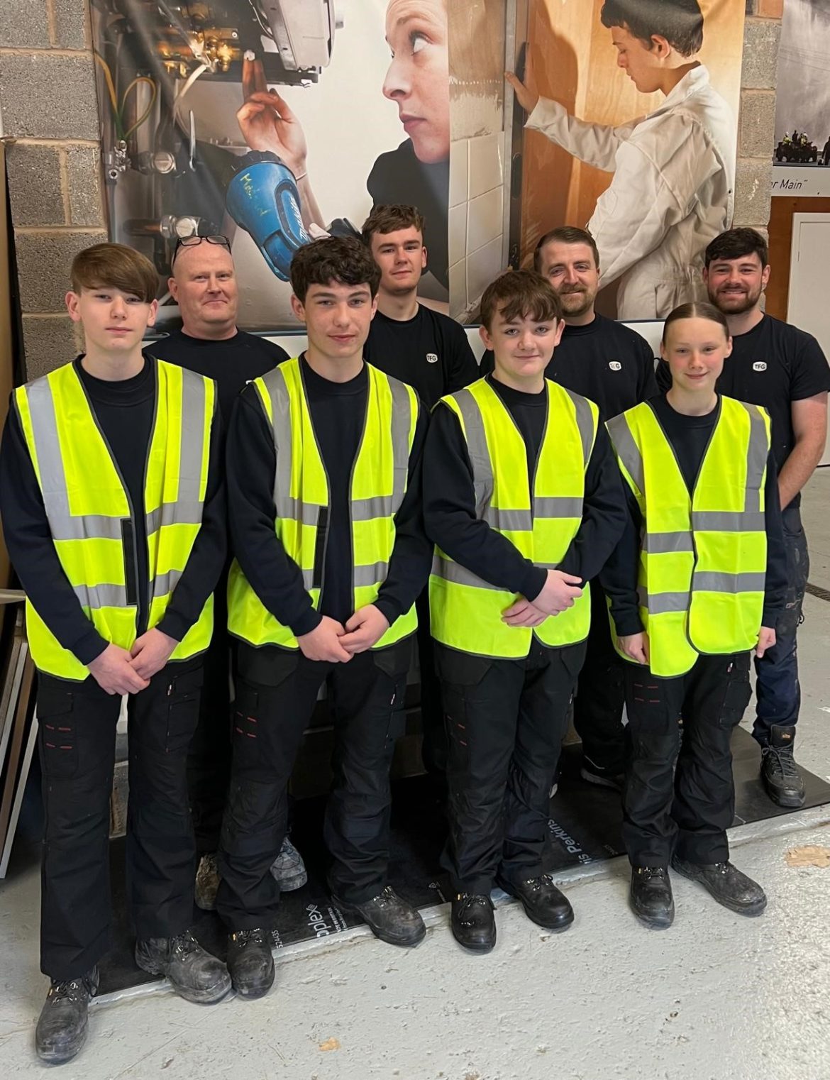 Kirkby high school students