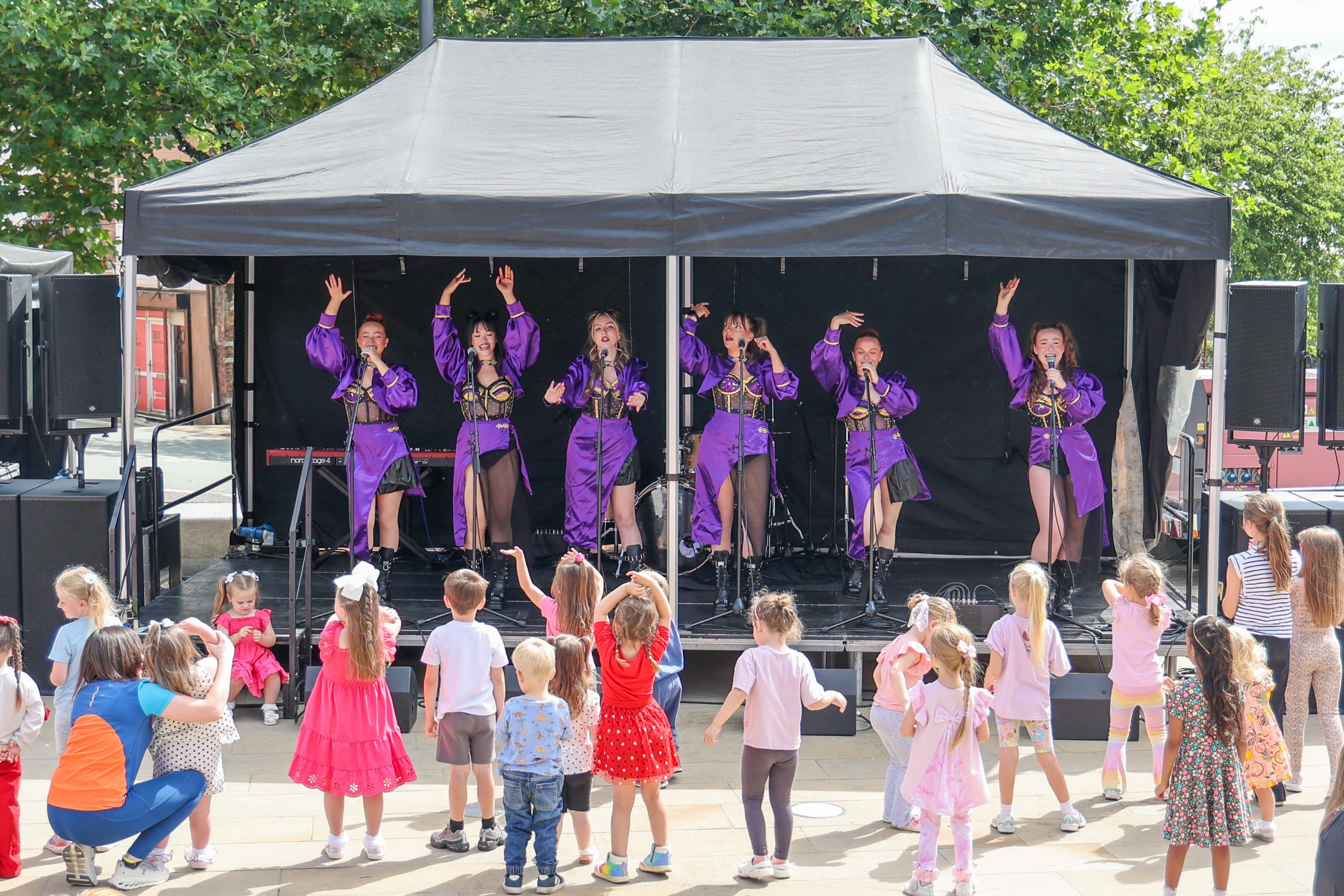 Young audience enjoying KPOP at Serious Nonsense Festival 2026 